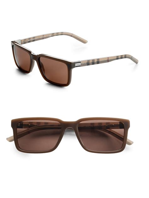 burberry brown square sunglasses